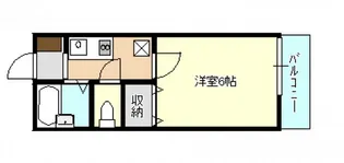 セジュール祗園【1階】の間取り