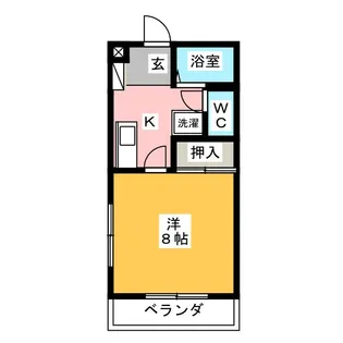 ROSY 1・北山【2階】の間取り