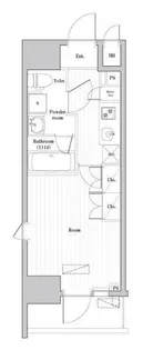 アークマーク大森町アジールコート【7階】の間取り