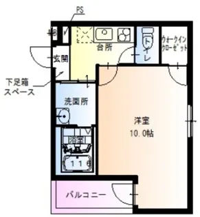 フジパレス湊I番館【3階】の間取り