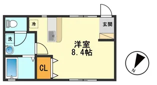 カネコハイツ【1階】の間取り