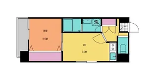 フォーエス新水前寺【1階】の間取り