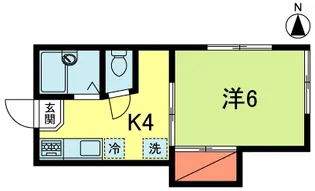 チェリー松木【2階】の間取り