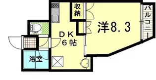 羽衣町船田ビル【4階】の間取り