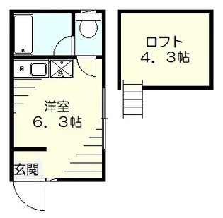 ユナイト元住吉モンゴメリーの杜【1階】の間取り