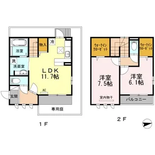 ジェンティール西陣の間取り