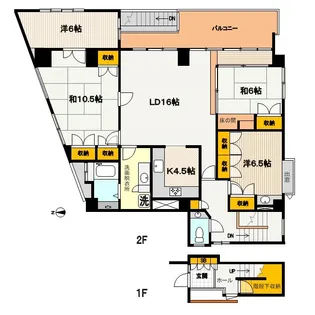 クローバー新高円寺【2階】の間取り