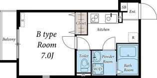リブリ・el-verde【2階】の間取り