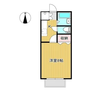 グリーンエイジ【1階】の間取り