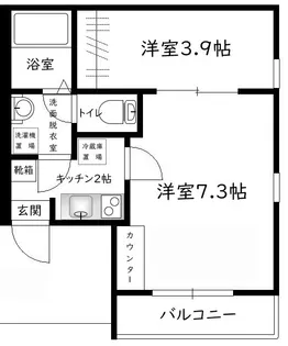F-STAGE YOKOSUKA【2階】の間取り
