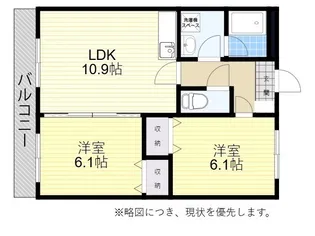 シャトルハウス2【1階】の間取り