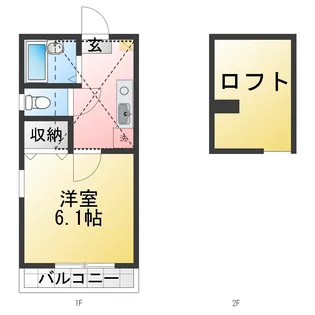 プリファード【2階】の間取り