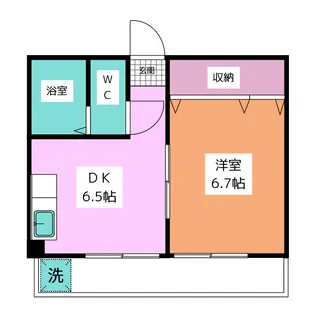 メゾン南ときわ台【2階】の間取り