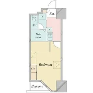 CANVASSすすきの【6階】の間取り