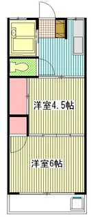 ホワイトハイツ【2階】の間取り