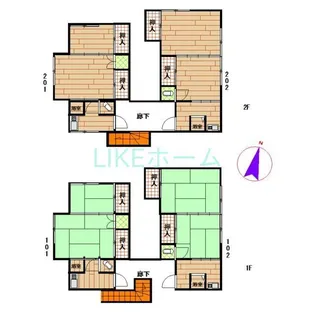 神田荘【1階】の間取り