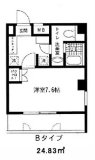フルーレ池上【2階】の間取り