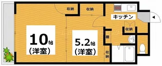 エイトバレー上天満【9階】の間取り