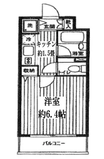 パレステュディオシンシア文京千石【7階】の間取り
