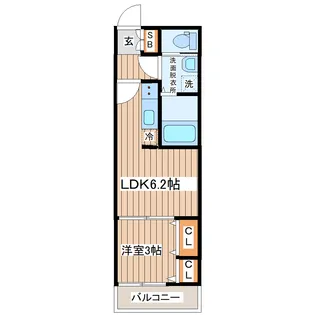 J Residence Otemachi【3階】の間取り