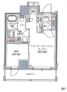 アトラス秋葉原アロマコート【8階】の間取り