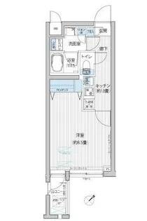 グランジュテ巣鴨【3階】の間取り