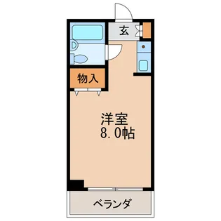 ラフィネ新栄【8階】の間取り