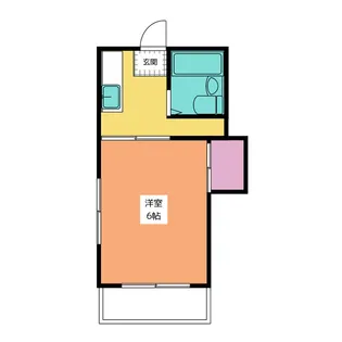 エクセレント内田【1階】の間取り