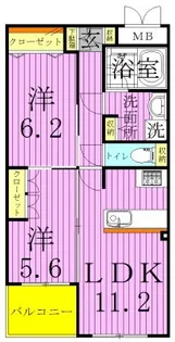 Maison Blanc【1階】の間取り