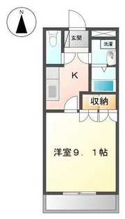 ルーエンハイム【1階】の間取り