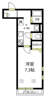 カーサディフォンテ【3階】の間取り