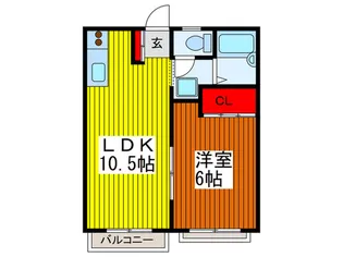 ラ・セレブ【2階】の間取り