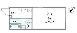 PONANT IKEBUKURO【2階】の間取り