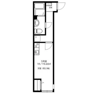 フローラ湘南茅ケ崎【1階】の間取り