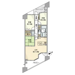 プラウドシティ上池袋【6階】の間取り