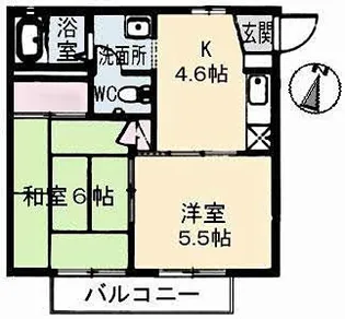 セフォラハイツ【1階】の間取り