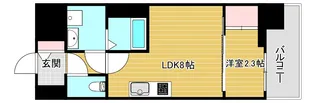 セレニテ日本橋ミラク【10階】の間取り