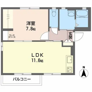 フレグランスM セ【1階】の間取り