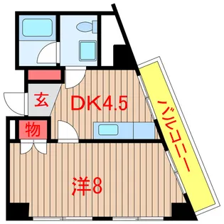 エトワール習志野【2階】の間取り