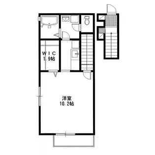 バンシェーネル【2階】の間取り