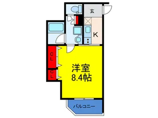 ウェルスクエア池田石橋【3階】の間取り