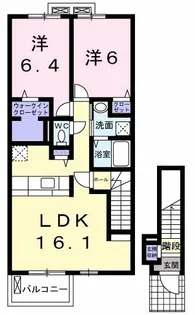 ザ・フォレスト参番館【2階】の間取り