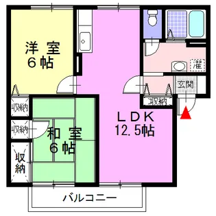パルティール【1階】の間取り