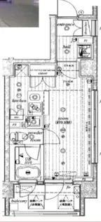 ルモーデ亀戸【3階】の間取り
