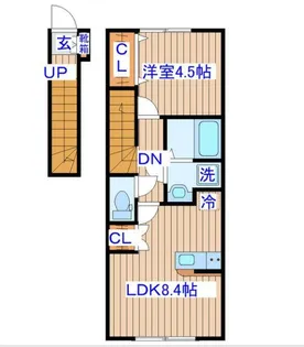 N ORI【2階】の間取り