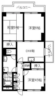 トータス竹の塚【3階】の間取り
