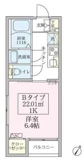 スカイルーチェ浦和【4階】の間取り