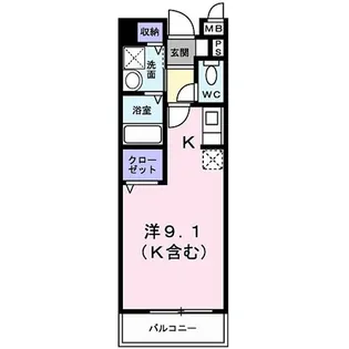 コリネッタ鴻ノ巣【2階】の間取り