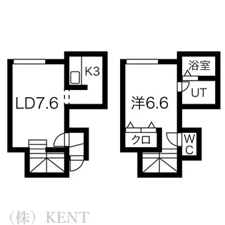 オカップV【2階】の間取り