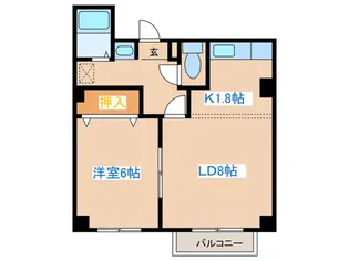 ショパンシャト-【2階】の間取り
